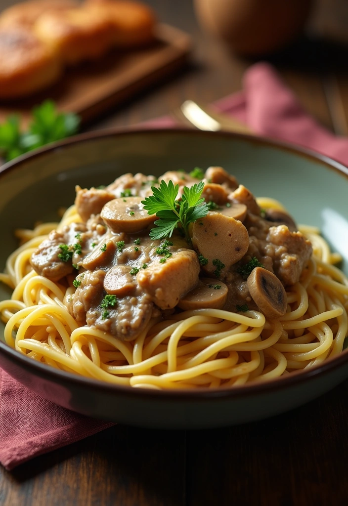 14 Slow Cooker Chicken Recipes That'll Make Dinner a Breeze! - 11. Chicken Stroganoff