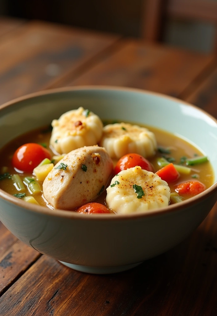 14 Slow Cooker Chicken Recipes That'll Make Dinner a Breeze! - 7. Chicken and Dumplings