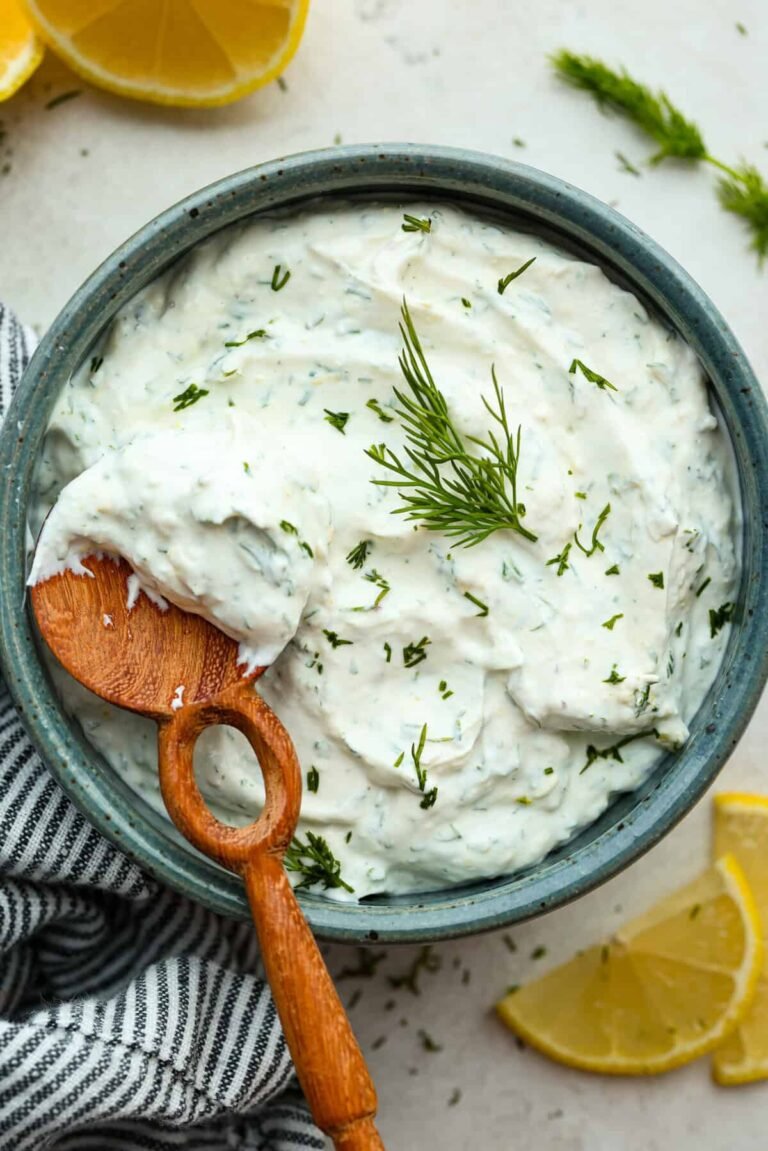 Zesty Lemon Dill Sauce | Creamy, Tangy & Perfect for Seafood