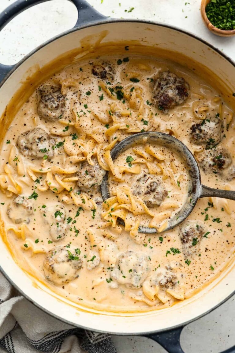 Creamy Swedish Meatball Soup – Hearty, Comforting & Easy to Make