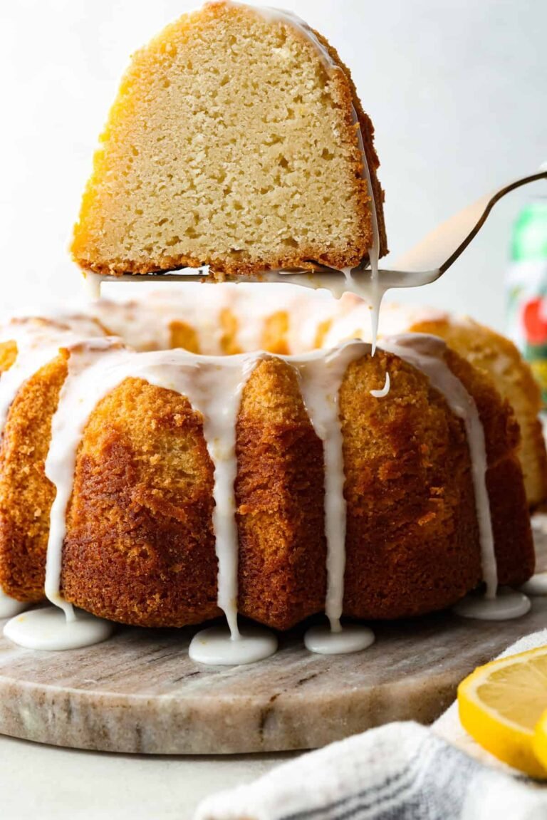Moist and Zesty 7UP Bundt Cake Recipe – Easy Citrus Dessert