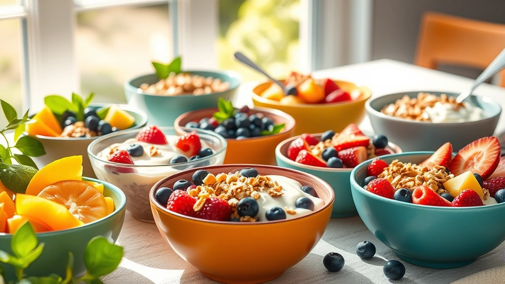 Bright & Fresh Breakfast Bowls: Energize Your Morning Routine
