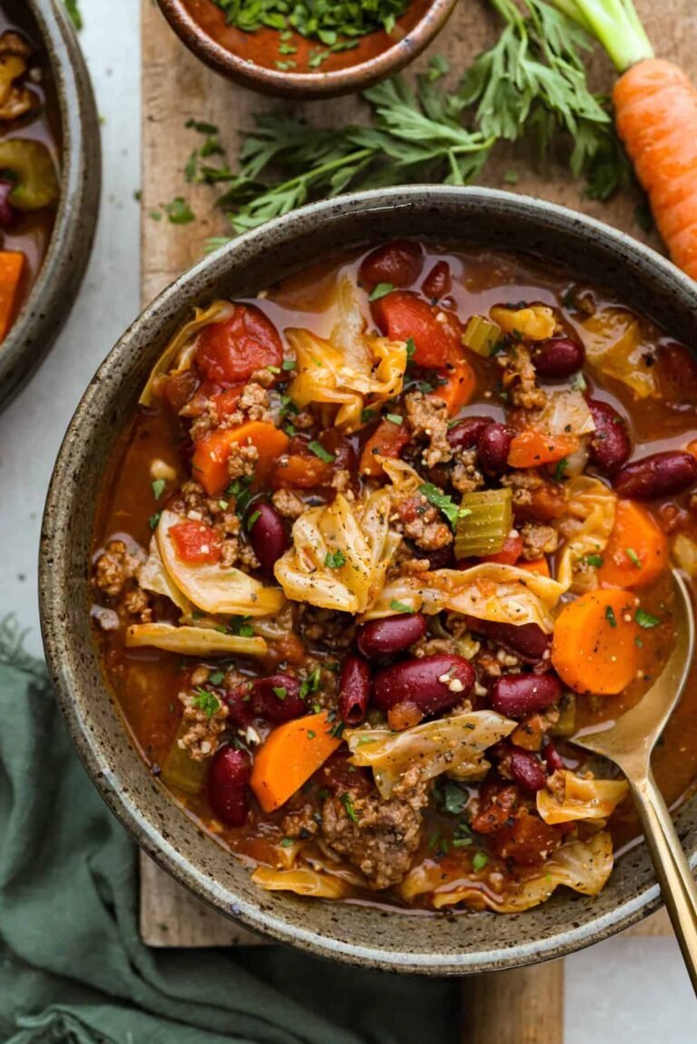 Hearty Beef and Cabbage Soup – Easy, Comforting, One-Pot Meal
