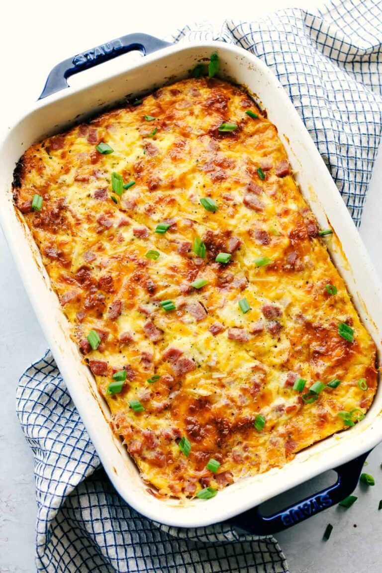Ultimate Breakfast Casserole – Easy, Cheesy & Perfect for Brunch