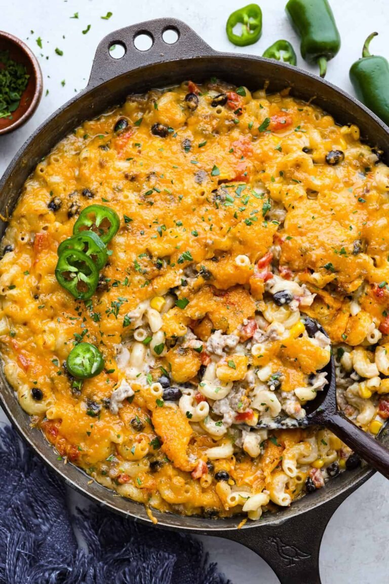 Cowboy Mac and Cheese Recipe – Creamy, Hearty & Loaded with Flavor