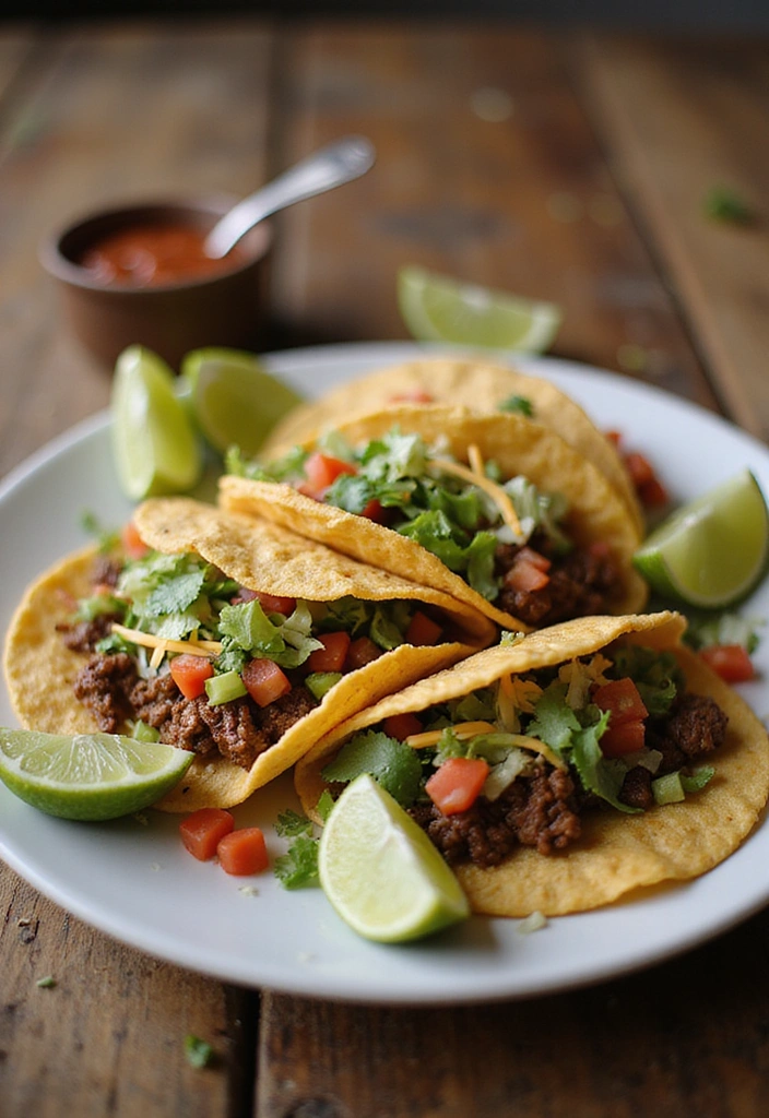 10 Ground Beef Recipes You Can Whip Up in 30 Minutes or Less (Perfect for Busy Weeknights!) - 1. Quick Beef Tacos