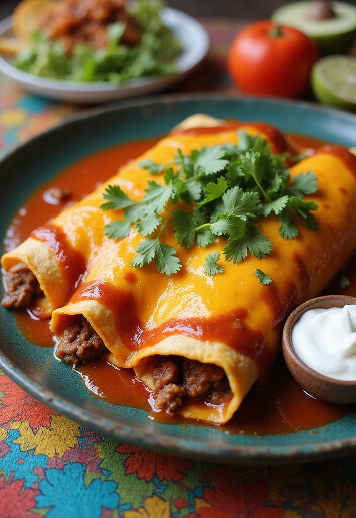 10 Ground Beef Recipes You Can Whip Up in 30 Minutes or Less (Perfect for Busy Weeknights!) - 9. Beef Enchiladas