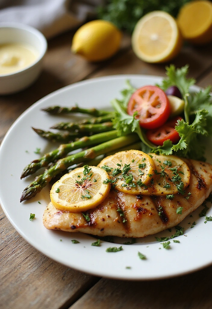 10 Quick Spring Dinner Ideas That Will Impress Your Family (And Save You Time!) - 1. Lemon Herb Grilled Chicken