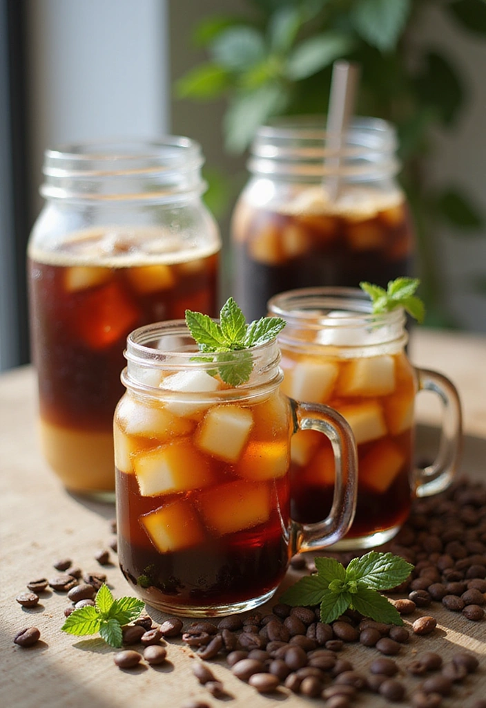 12 Irresistibly Delicious Mother Brunch Ideas That Will Make You the Favorite! - 12. Iced Coffee Bar