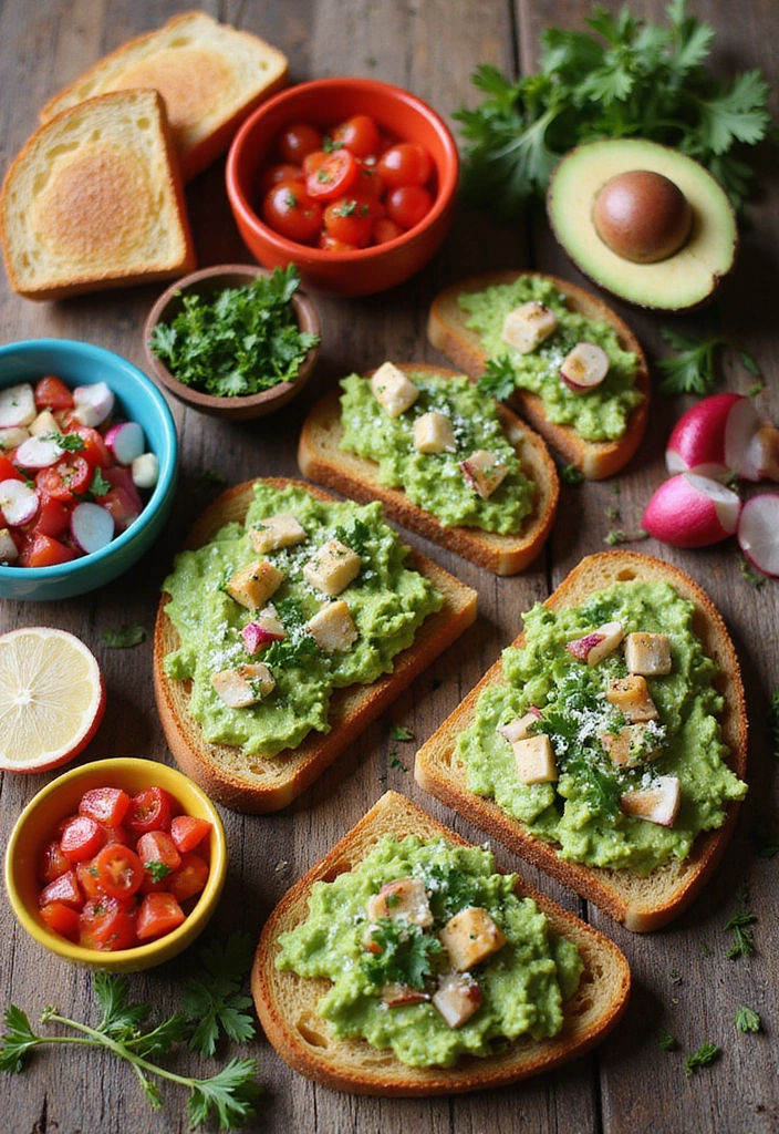 12 Irresistibly Delicious Mother Brunch Ideas That Will Make You the Favorite! - 2. Avocado Toast Bar