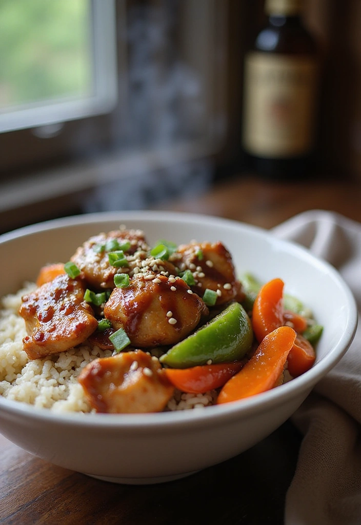 12 Quick Chicken Dinner Ideas for Busy Weeknights (You’ll Love #5!) - 12. Teriyaki Chicken Rice Bowl
