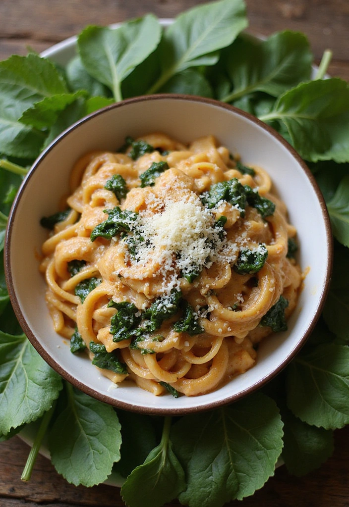 12 Quick Chicken Dinner Ideas for Busy Weeknights (You’ll Love #5!) - 4. Creamy Spinach Chicken Pasta