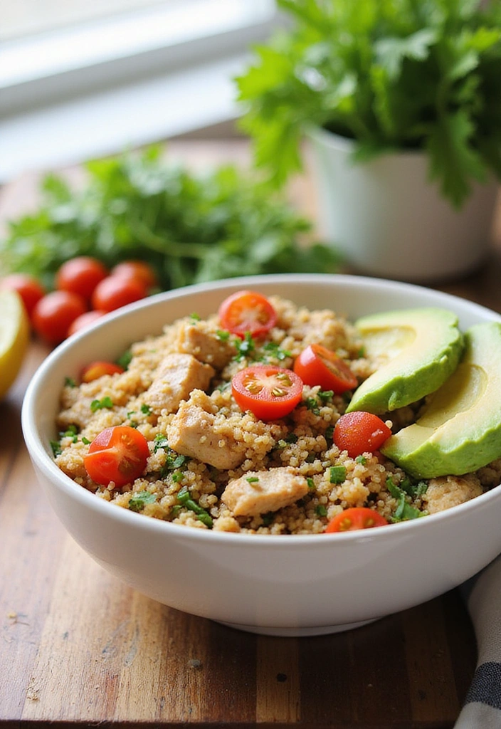 12 Quick Chicken Dinner Ideas for Busy Weeknights (You’ll Love #5!) - 8. Chicken Quinoa Bowl