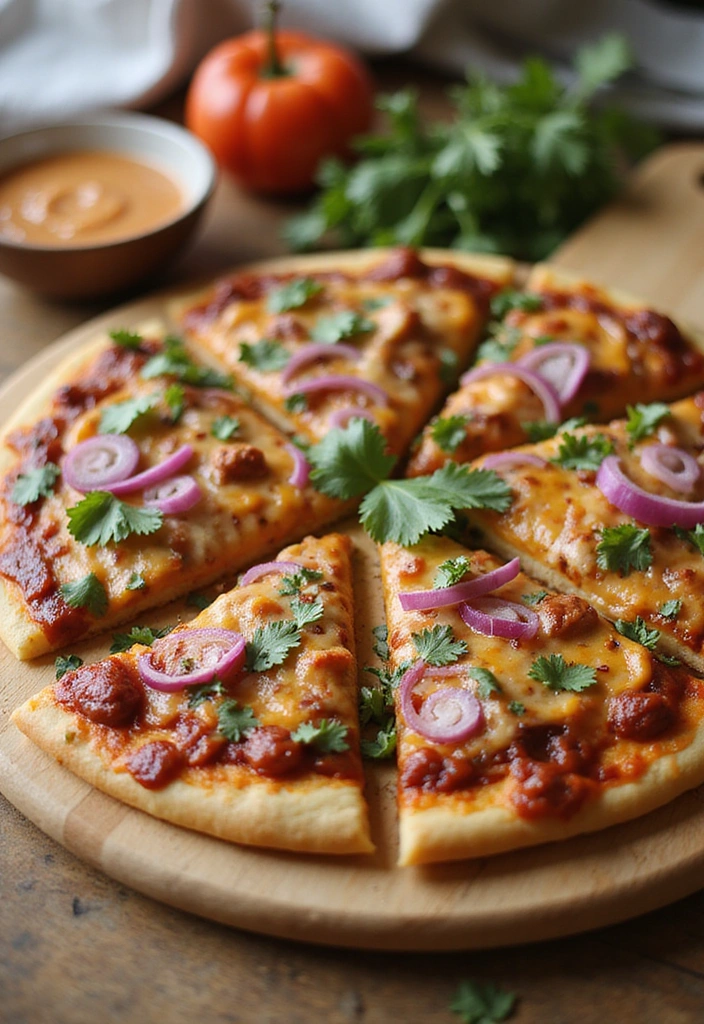 12 Quick Chicken Dinner Ideas for Busy Weeknights (You’ll Love #5!) - 9. BBQ Chicken Pizza