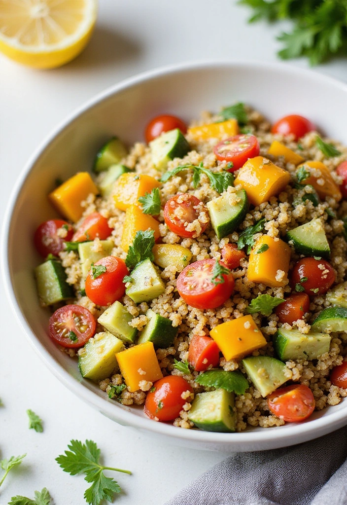 14 Meal Prep Ideas That Make Healthy Eating a Breeze (You’ll Thank Me Later!) - 1. Zesty Quinoa Salad