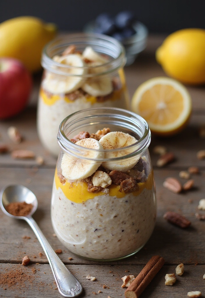 14 Meal Prep Ideas That Make Healthy Eating a Breeze (You’ll Thank Me Later!) - 3. Overnight Oats