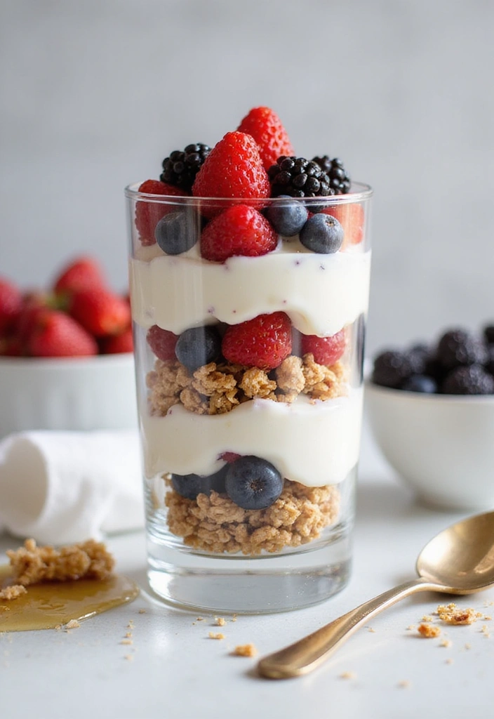 14 Meal Prep Ideas That Make Healthy Eating a Breeze (You’ll Thank Me Later!) - 5. Greek Yogurt Parfaits