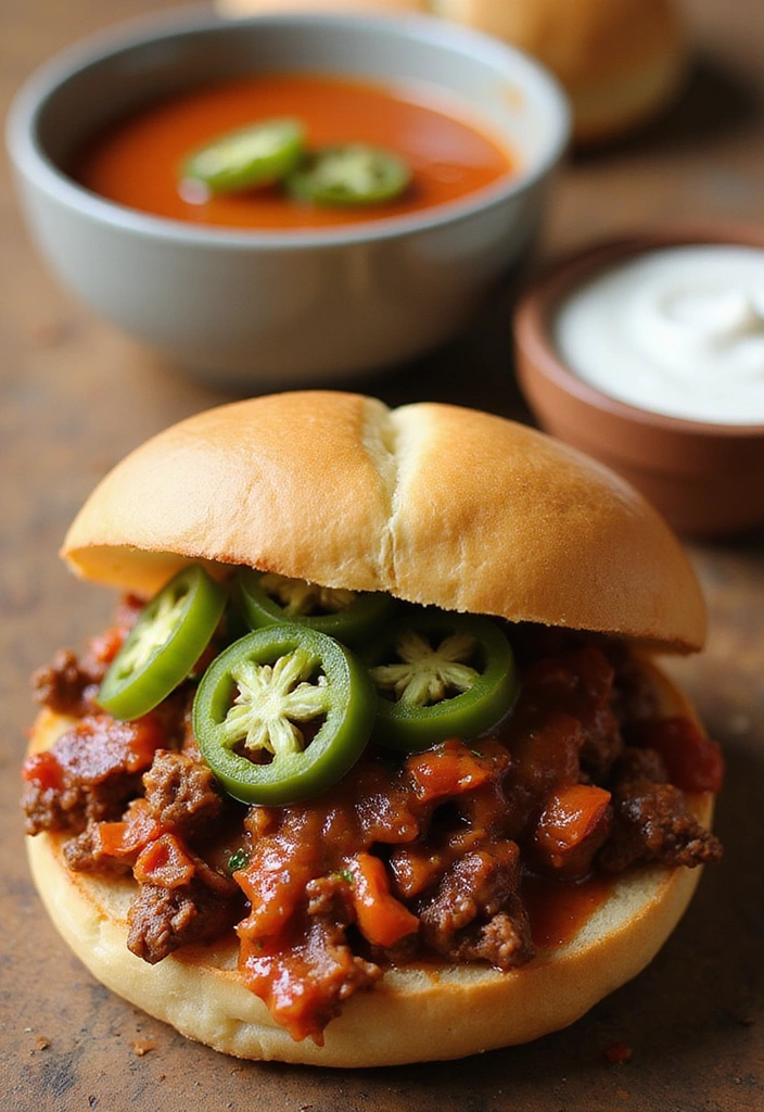 15 Au Ju Sandwiches That Will Make Family Dinner a Hit (Even the Kids Will Love #6!) - 11. Spicy Au Ju Sandwich