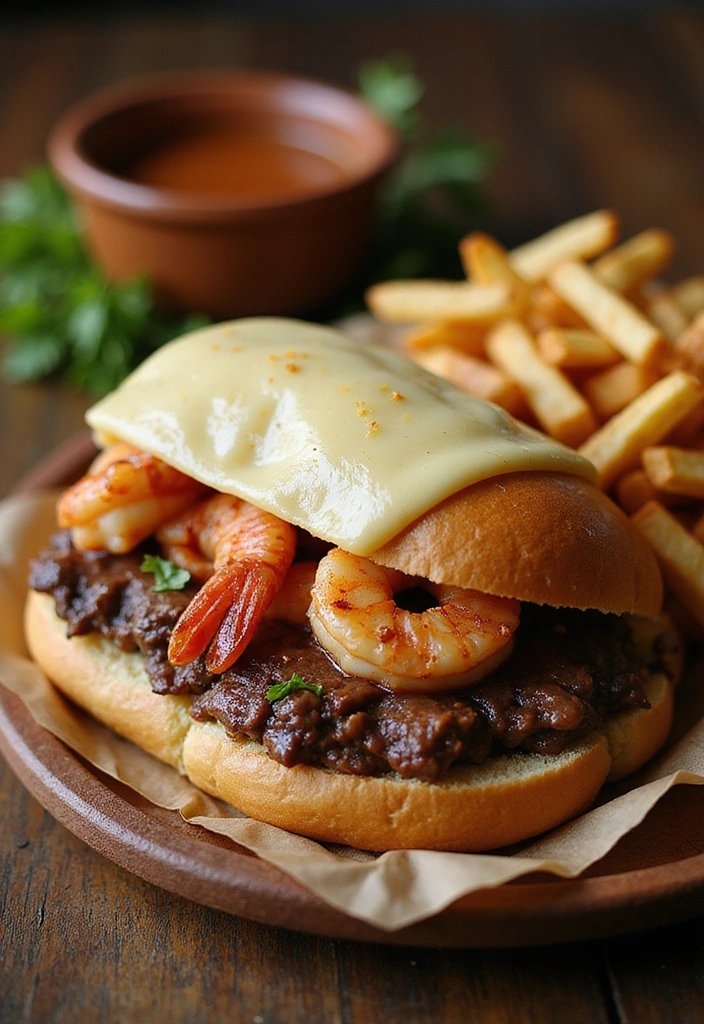 15 Au Ju Sandwiches That Will Make Family Dinner a Hit (Even the Kids Will Love #6!) - 15. Surf and Turf Au Ju Sandwich