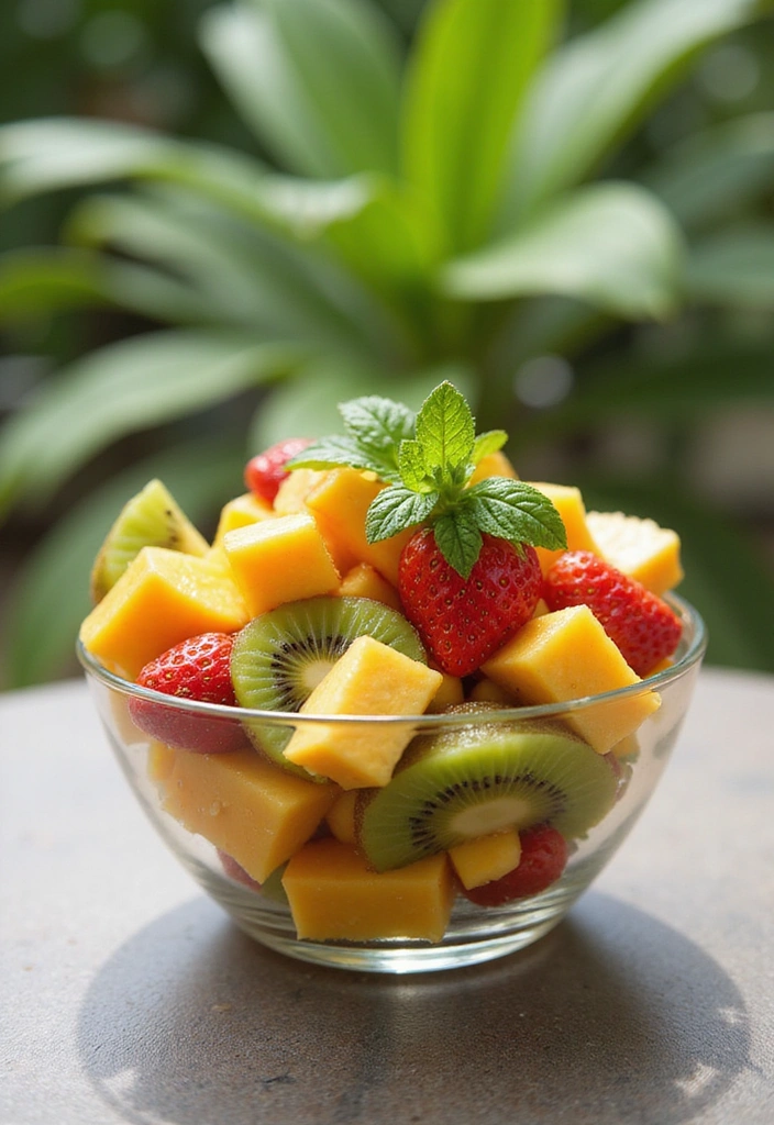 15 Irresistible Mother's Day Salad Ideas That'll Steal Her Heart (You Won't Believe #7!) - 10. Tropical Fruit Salad
