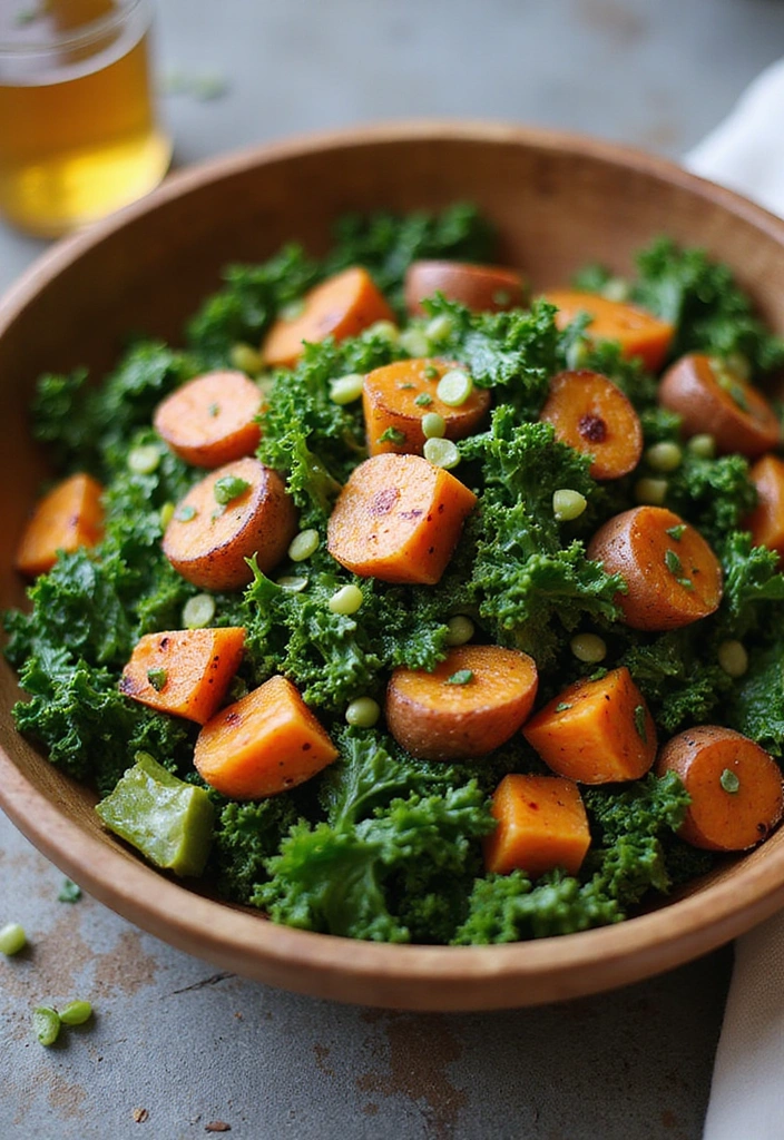 15 Irresistible Mother's Day Salad Ideas That'll Steal Her Heart (You Won't Believe #7!) - 15. Sweet Potato and Kale Salad
