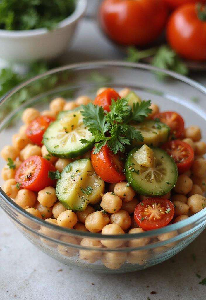 15 Irresistible Mother's Day Salad Ideas That'll Steal Her Heart (You Won't Believe #7!) - 4. Mediterranean Chickpea Salad