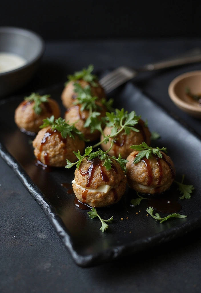 15 Irresistible Mozzarella Stuffed Meatballs That'll Make Your Guests Beg for the Recipe! - 12. Smoked Mozzarella Stuffed Meatballs