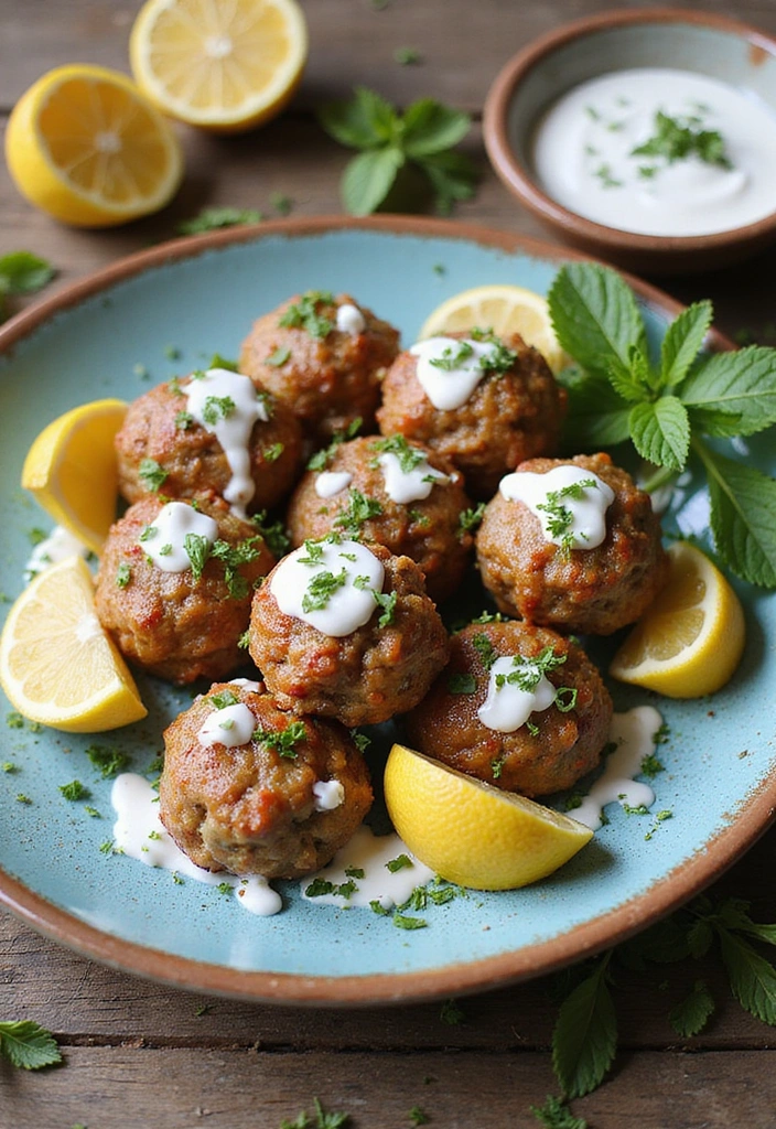 15 Irresistible Mozzarella Stuffed Meatballs That'll Make Your Guests Beg for the Recipe! - 5. Mediterranean Mozzarella Stuffed Meatballs