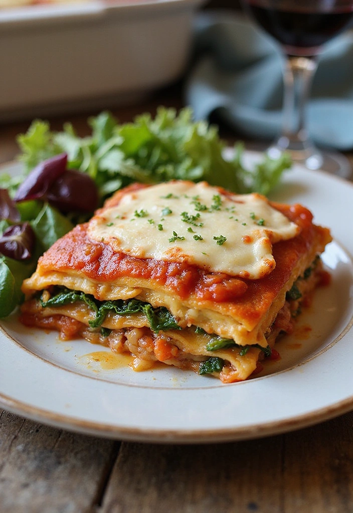 15 Vibrant Spring Vegetable Pasta Recipes That'll Brighten Your Dinner Table! - 10. Spring Vegetable Lasagna