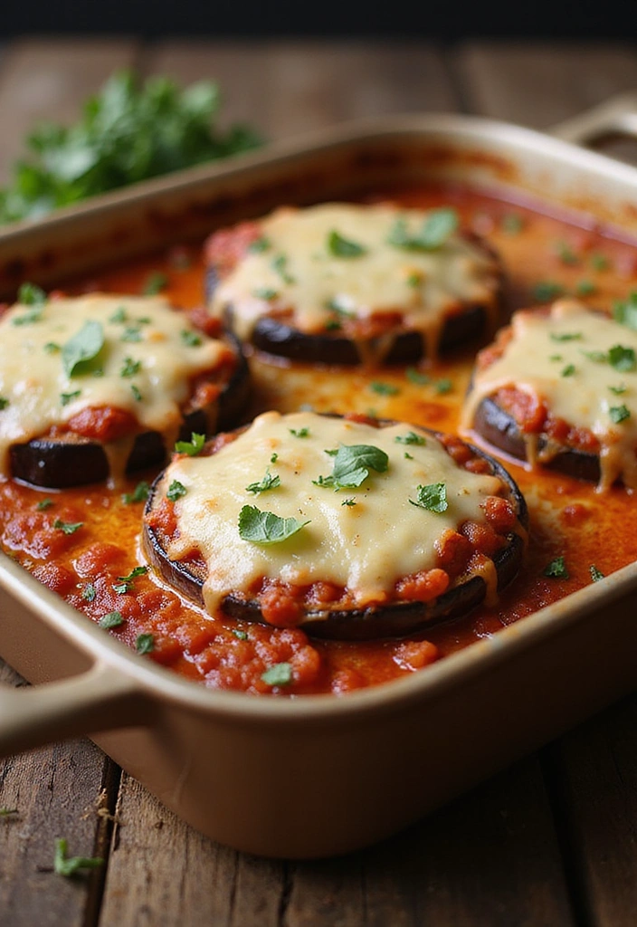 21 Healthy Dinner Ideas That Are So Easy, You'll Have Dinner Ready in 30 Minutes! - 18. Eggplant Parmesan