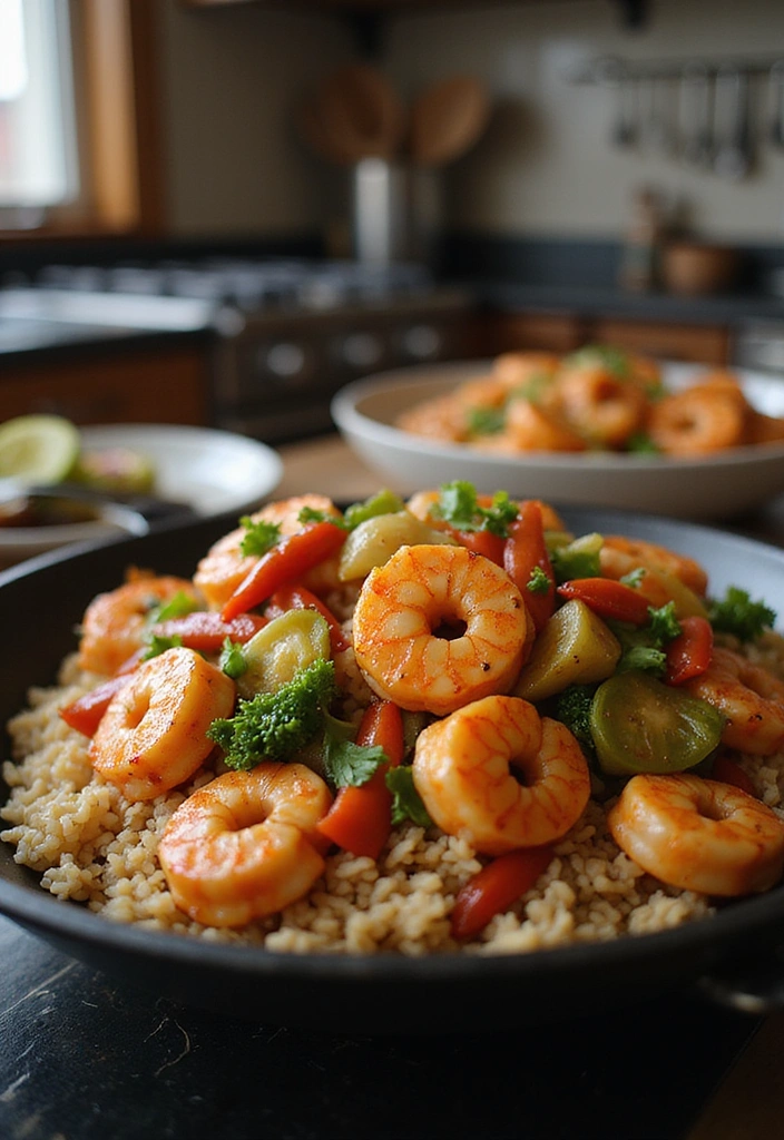 21 Healthy Dinner Ideas That Are So Easy, You'll Have Dinner Ready in 30 Minutes! - 3. Shrimp Stir-Fry with Veggies