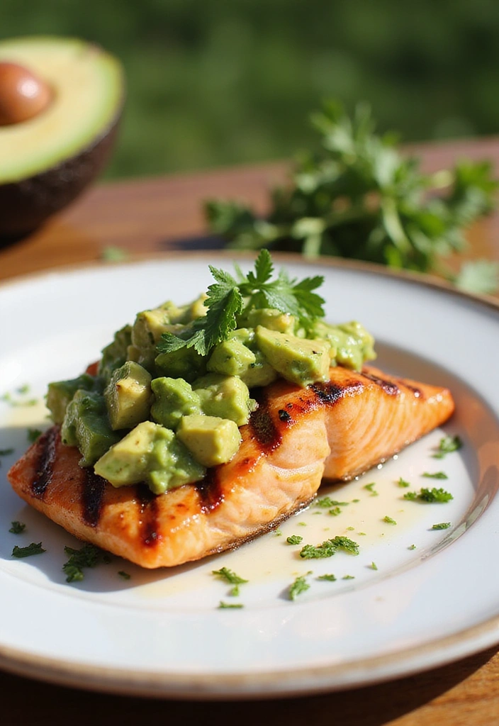 21 Healthy Dinner Ideas That Are So Easy, You'll Have Dinner Ready in 30 Minutes! - 9. Grilled Salmon with Avocado Salsa