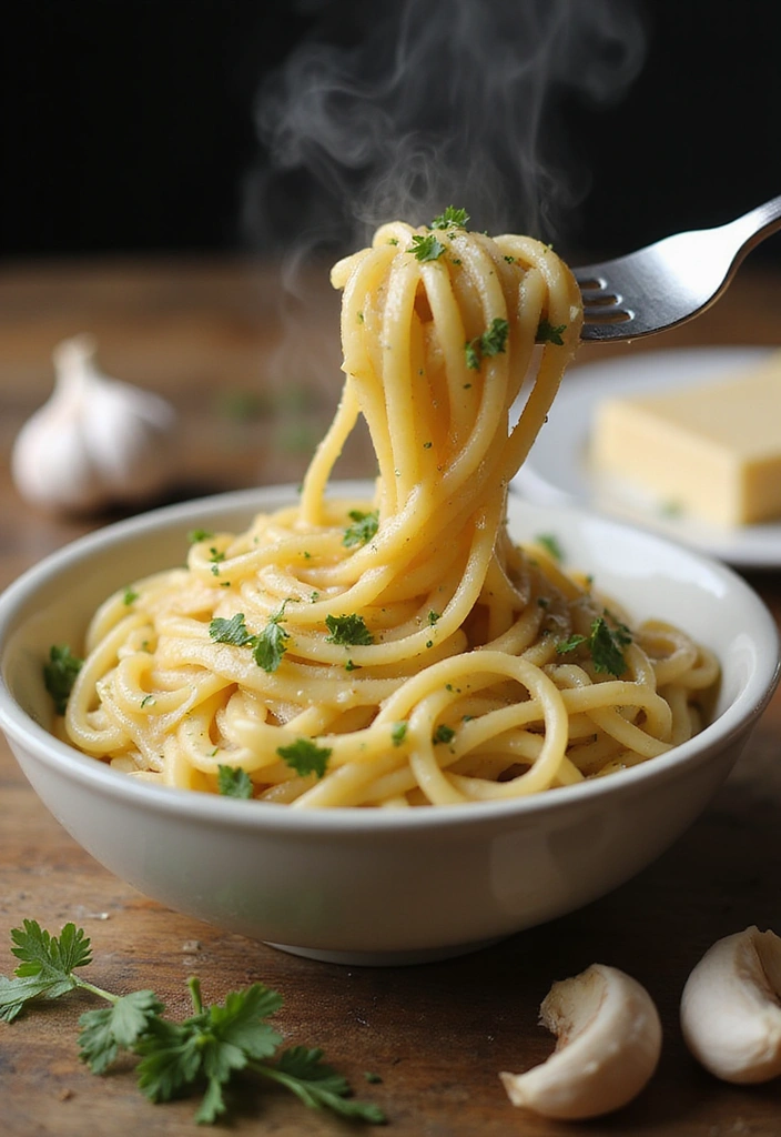 25 Cheap Dinner Recipes That Taste Gourmet (You’ll Be Shocked by #12!) - 1. Creamy Garlic Pasta