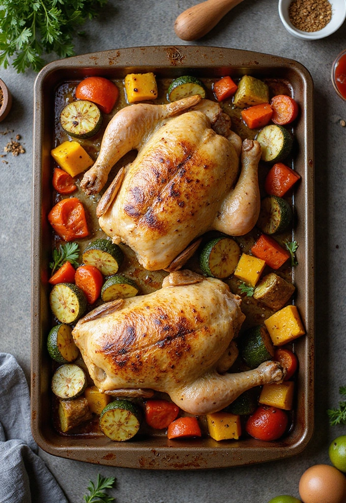 25 Cheap Dinner Recipes That Taste Gourmet (You’ll Be Shocked by #12!) - 2. One-Pan Chicken and Veggies