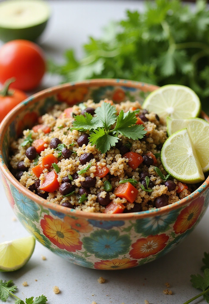 25 Cheap Dinner Recipes That Taste Gourmet (You’ll Be Shocked by #12!) - 6. Quinoa and Black Bean Salad