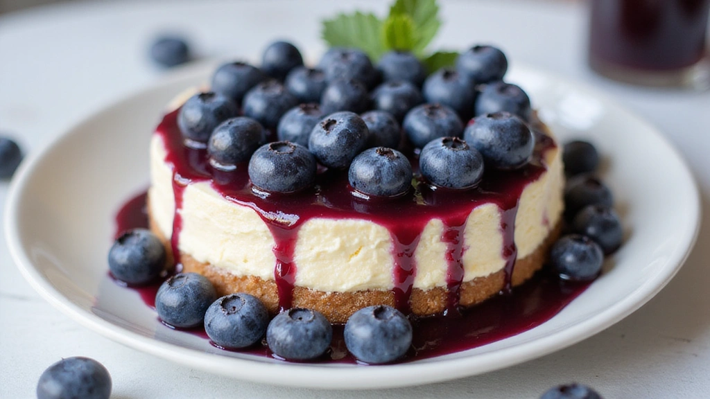 Blueberry Healthy Cheesecake: Your New Favorite Low-Calorie Dessert