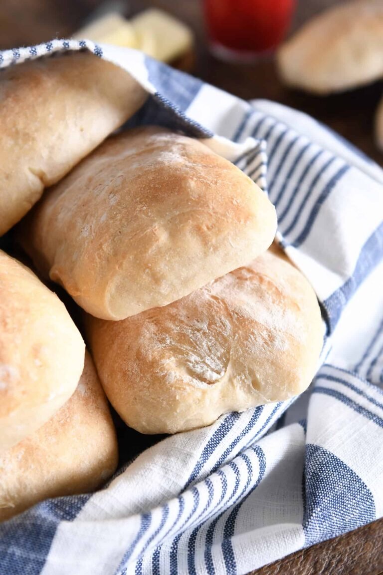 Quick & Easy Ciabatta Rolls – Soft, Chewy, Same-Day Bread Recipe