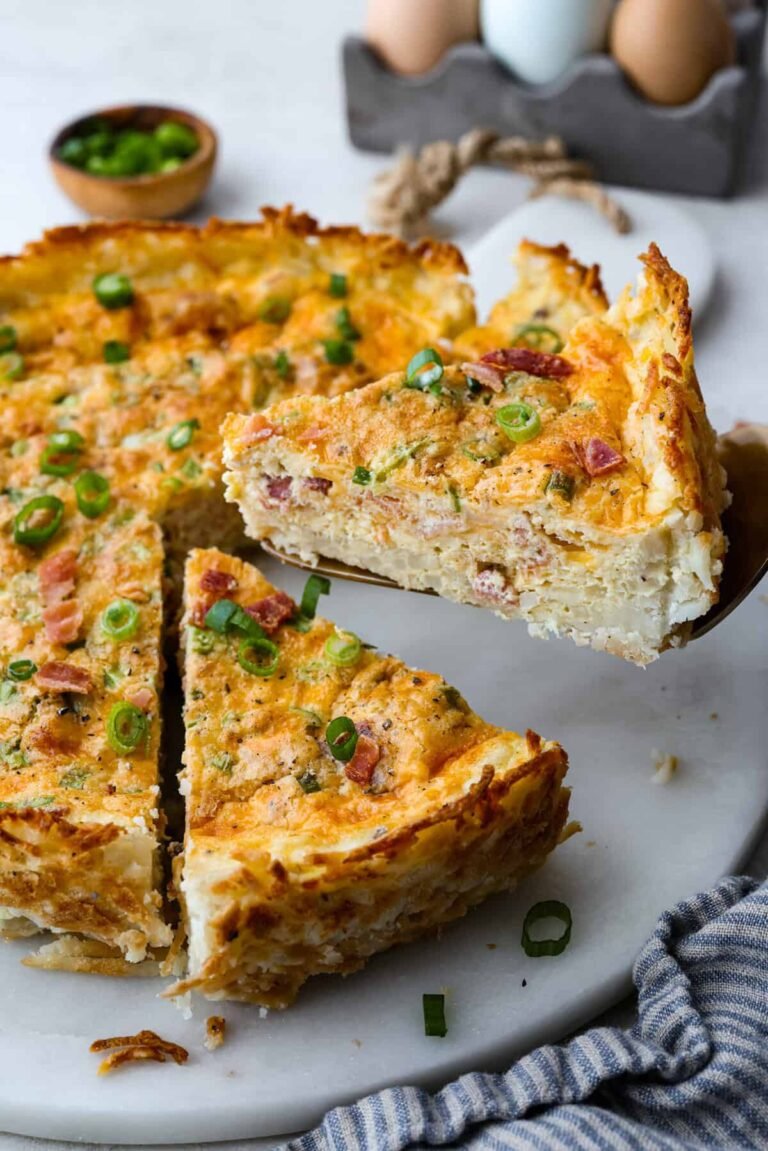 Gluten Free Hash Brown Quiche Recipe – Easy, Crispy & Delicious