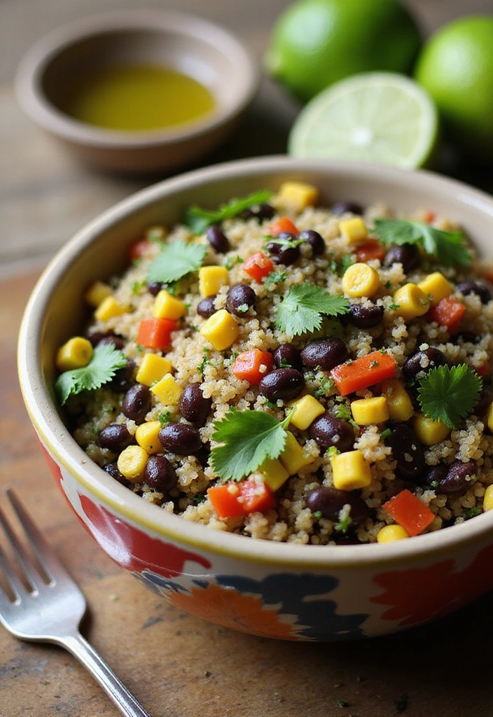 10 Healthy Meals You Can Whip Up in 15 Minutes (Your Taste Buds Will Thank You!) - 1. Quinoa & Black Bean Salad