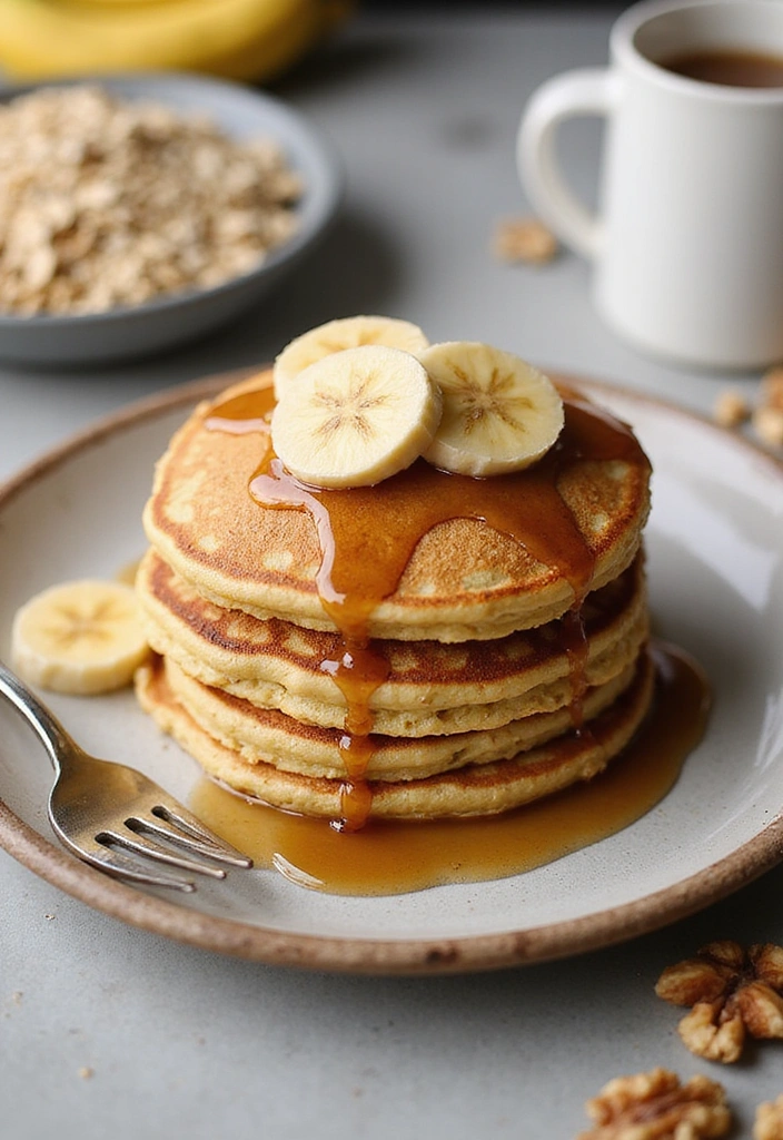 10 Healthy Meals You Can Whip Up in 15 Minutes (Your Taste Buds Will Thank You!) - 10. Banana Oatmeal Pancakes