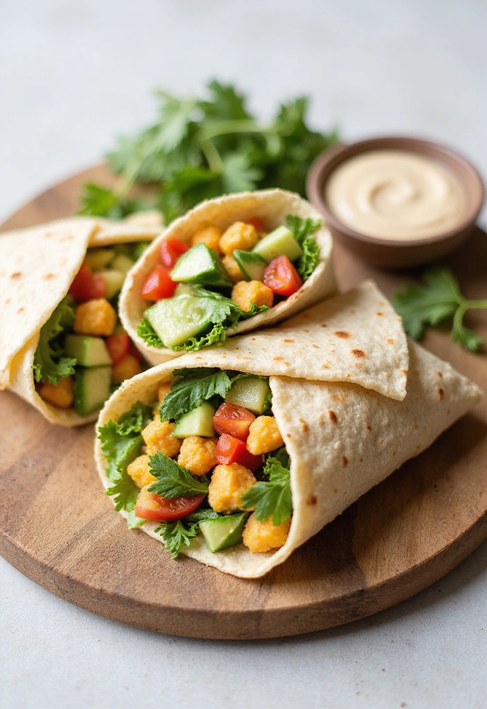 10 Healthy Meals You Can Whip Up in 15 Minutes (Your Taste Buds Will Thank You!) - 2. Mediterranean Chickpea Wraps