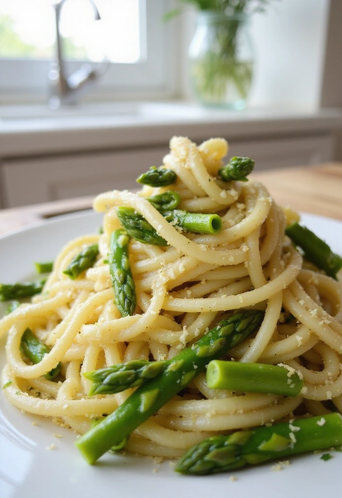 10 Quick Pasta Recipes That Will Save Your Weeknight Dinners! - 3. Lemon Asparagus Pasta