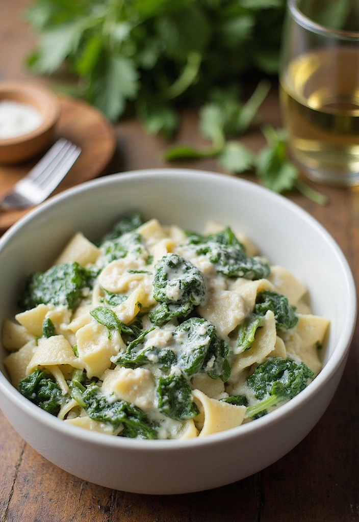 10 Quick Pasta Recipes That Will Save Your Weeknight Dinners! - 9. Creamy Spinach and Ricotta Pasta