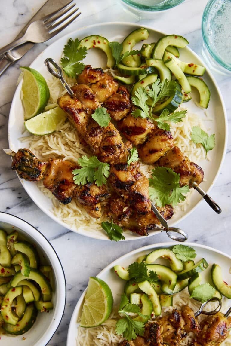 Grilled Peanut Chicken Kabobs – Tender, Flavor-Packed Skewers