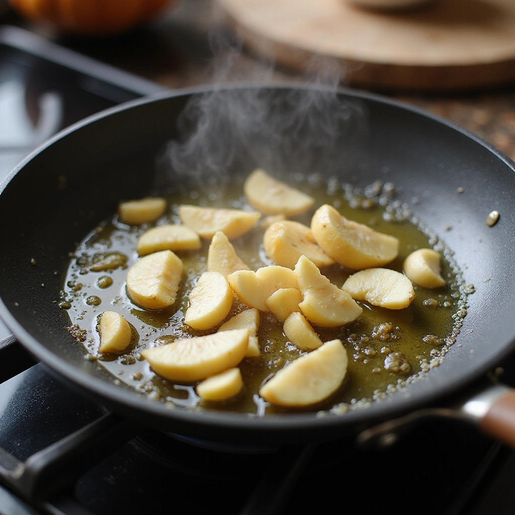 Creamy Garlic Shrimp Pasta Recipe: Quick, Easy, and Full of Flavor - Step 3: Sauté the Garlic