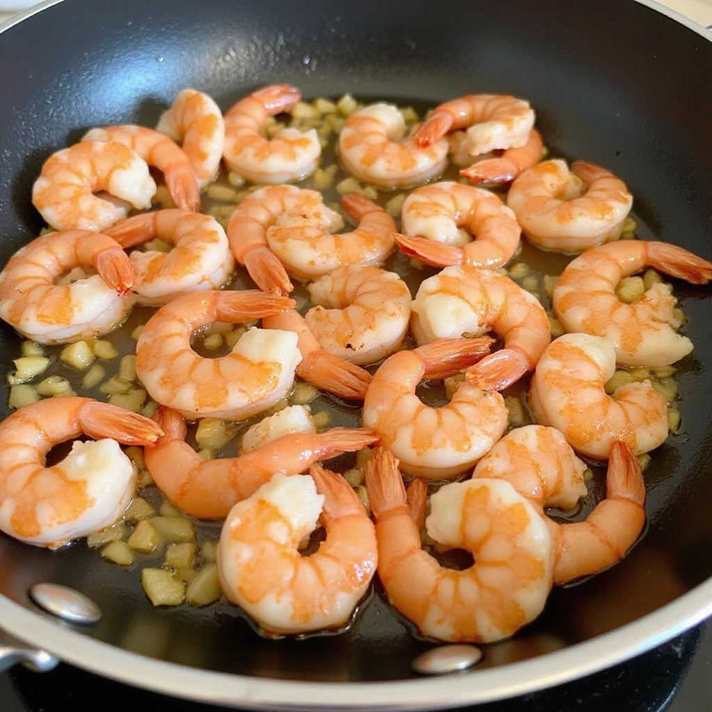 Creamy Garlic Shrimp Pasta Recipe: Quick, Easy, and Full of Flavor - Step 4: Cook the Shrimp