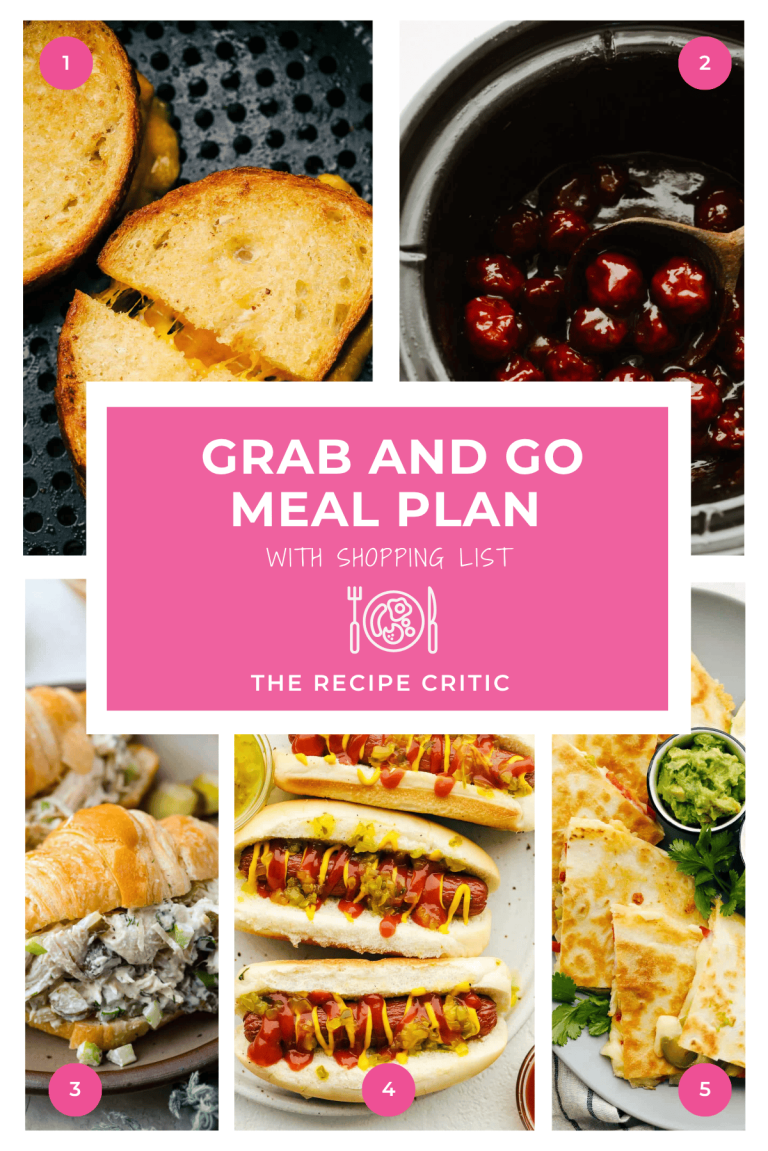 Healthy Grab and Go Meal Plan – Quick, Easy, Nutrient-Rich Meals