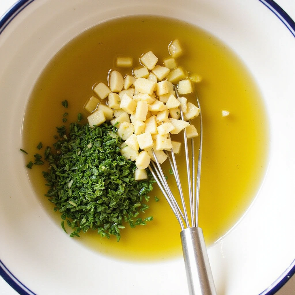 How to Make Juicy Garlic Herb Chicken: A Flavor Explosion - Step 1: Prepare Marinade