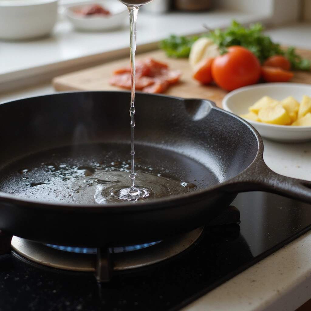 How to Make Juicy Garlic Herb Chicken: A Flavor Explosion - Step 3: Preheat Cooking Surface