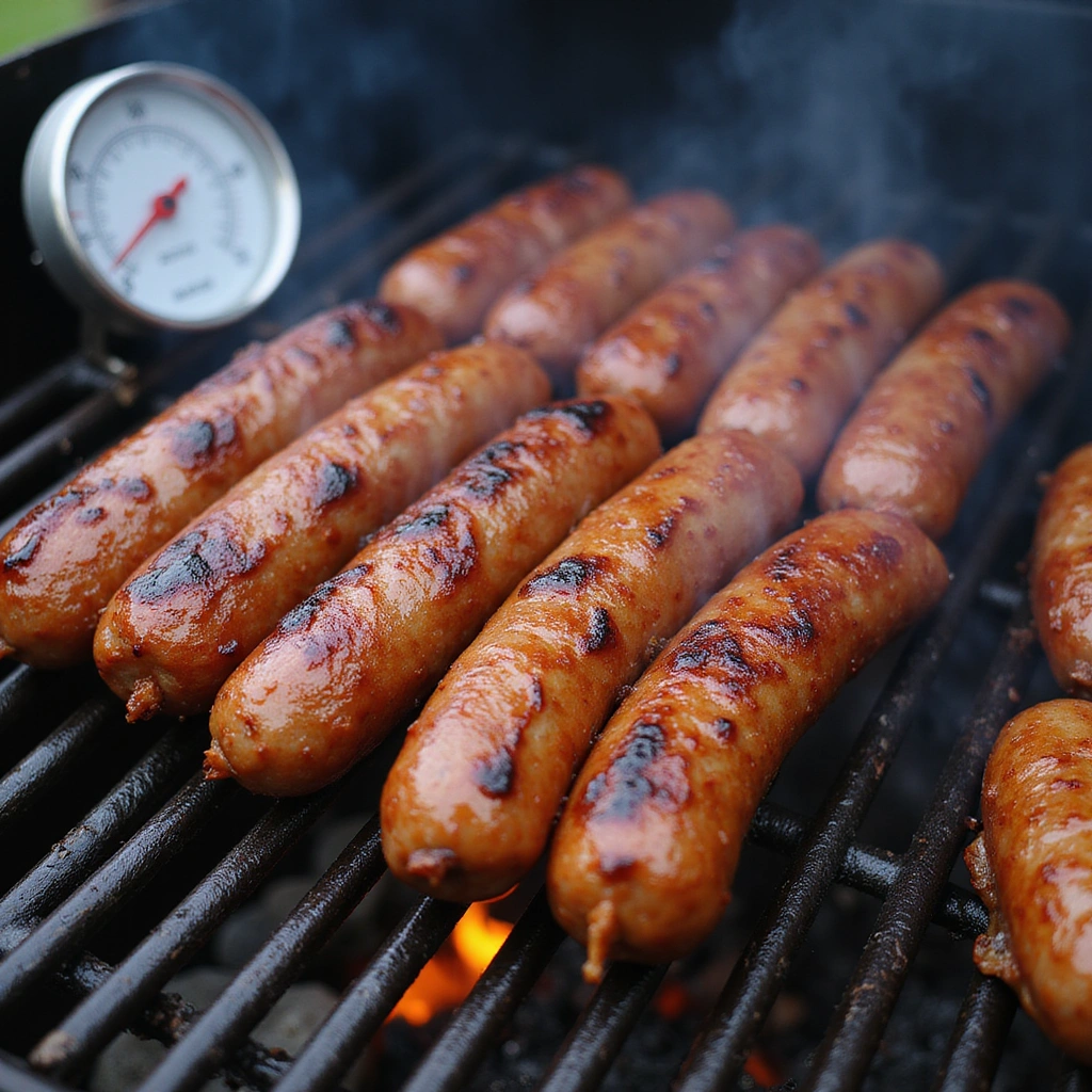 Spicy Kilbasa Sausage Skewers: A Bold Flavor Explosion for Your Grill - Step 5: Grill the Skewers